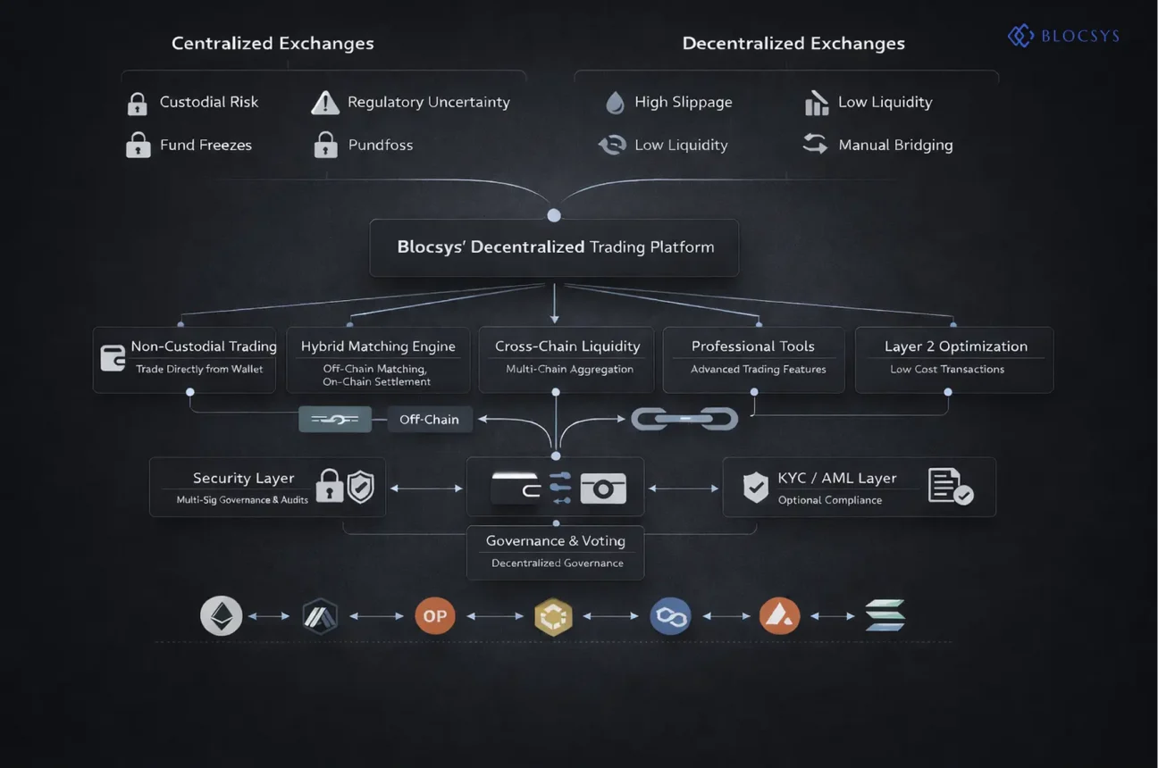 DeFi Trading Platform Built on Blockchain