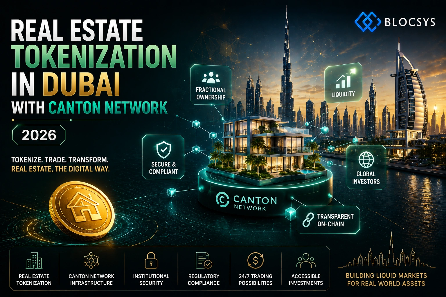 Real Estate Tokenization in Dubai with Canton Network 2026